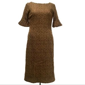 BUILT BY WENDY Vintage-Inspired Embroidered Dress